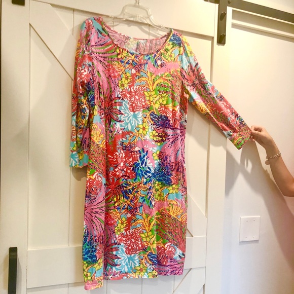 Lilly Pulitzer Dresses & Skirts - Lilly Pulitzer size L floral print dress